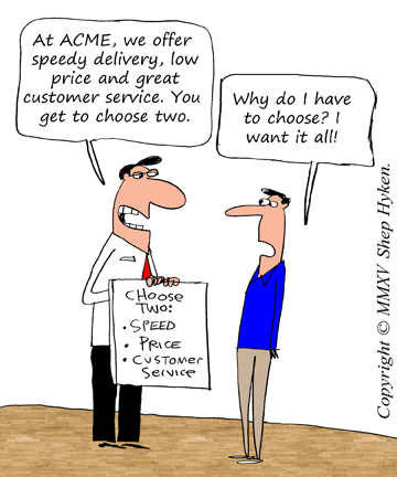 customer experience cartoon