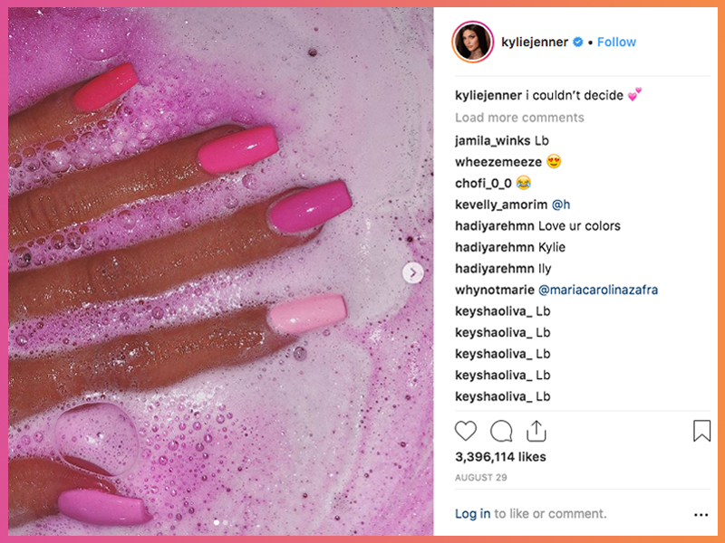 kylie cosmetics instagram