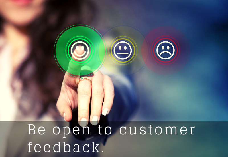 A depiction of customer feedback