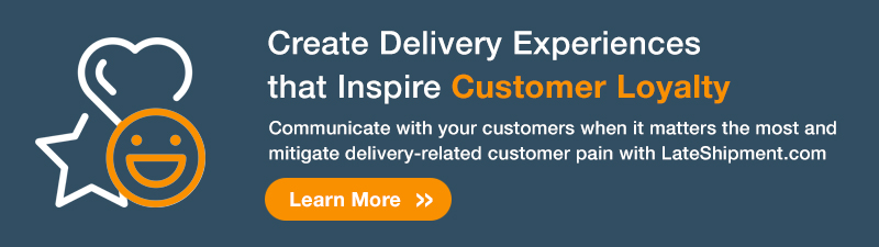 Delivery experiences and customer loyalty
