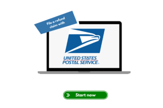 File a refund claim with USPS
