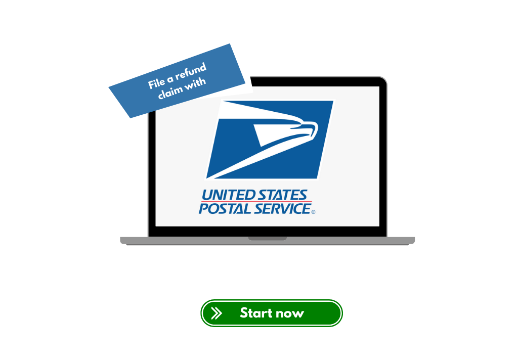 File a refund claim with USPS