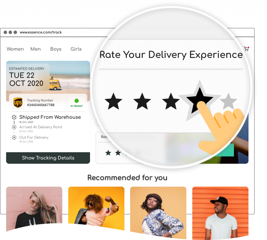 Get delivery feedback from the holiday shopper to make improvements
