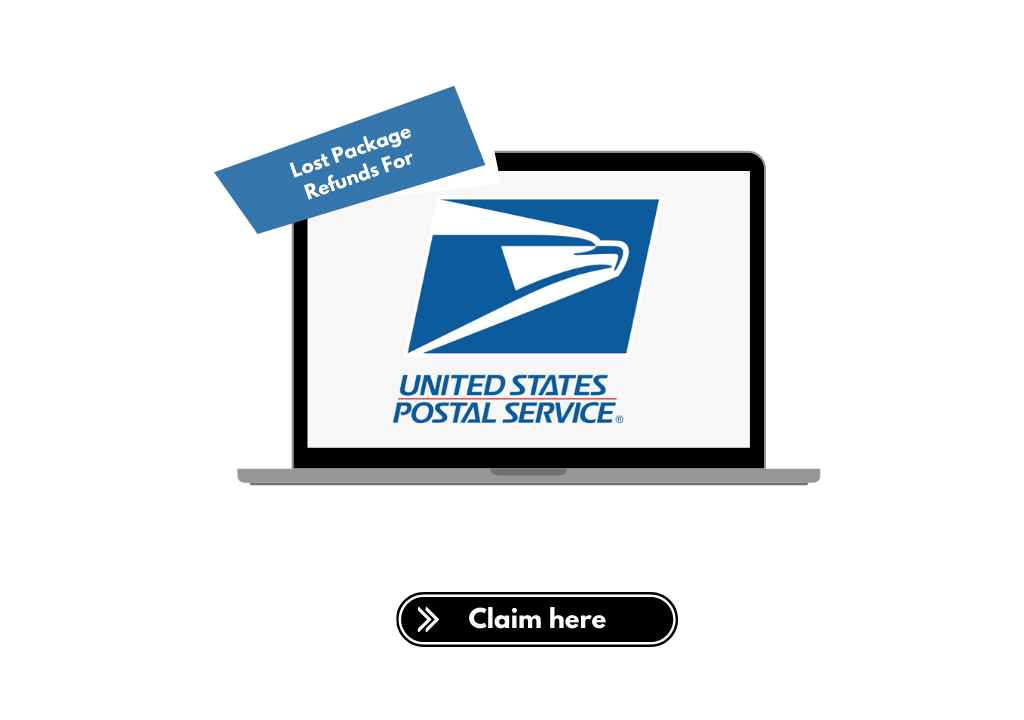 File refund claims for USPS lost packages