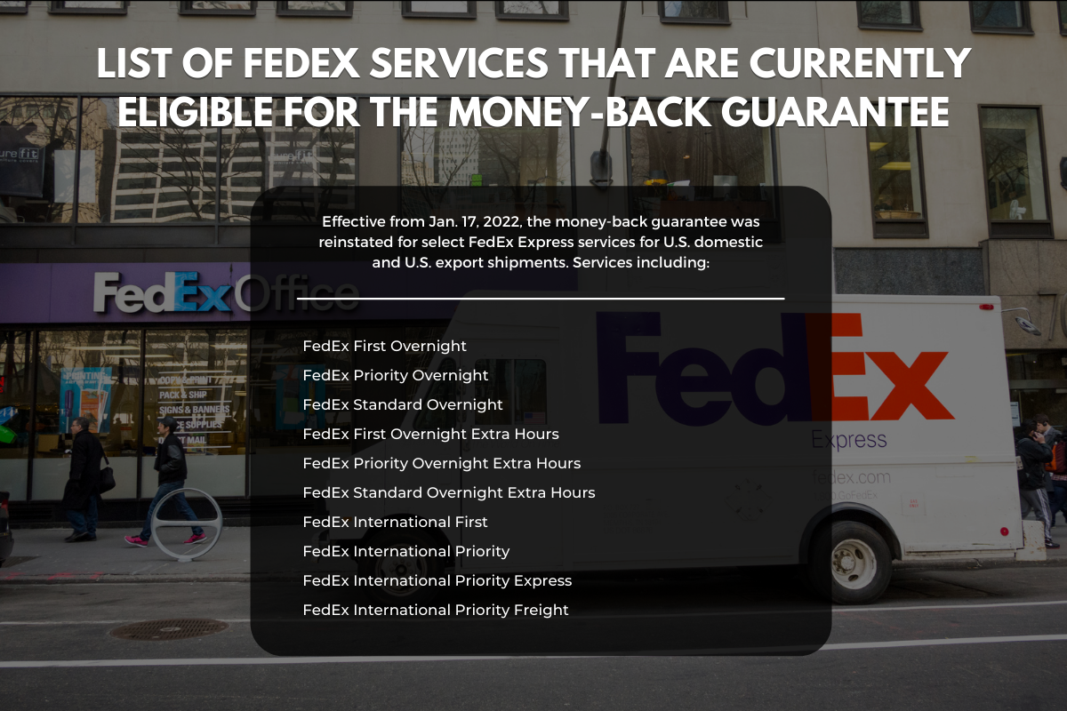 How To File Fedex Claims For Late Deliveries 4766