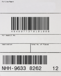 Shipping label