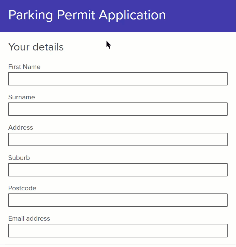 The usage of Auto-fill forms making it more convinient for the customers