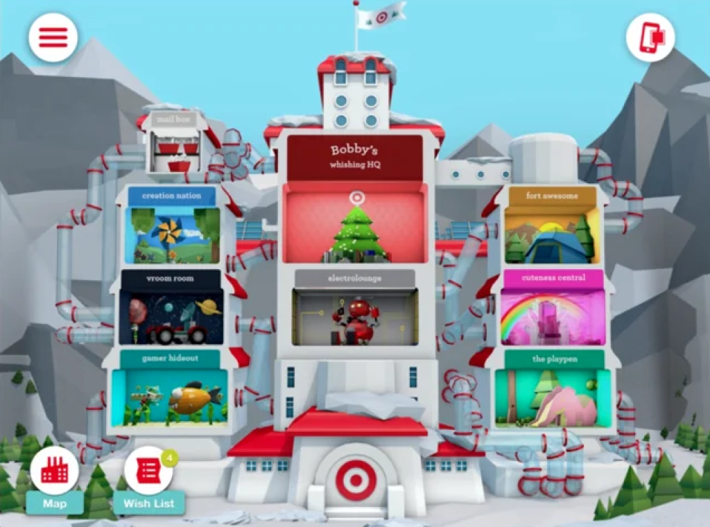 Target's Wishlist App for kids