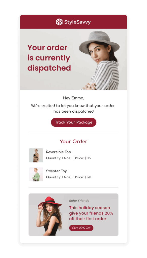 Shipping Notification