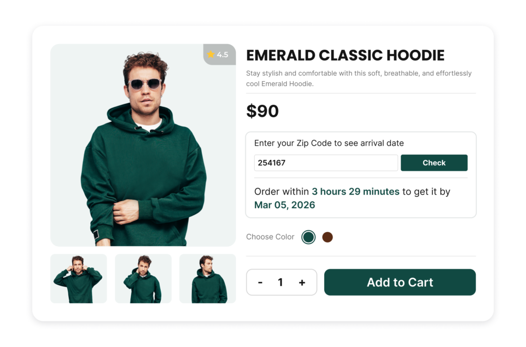 Estimated Delivery Date