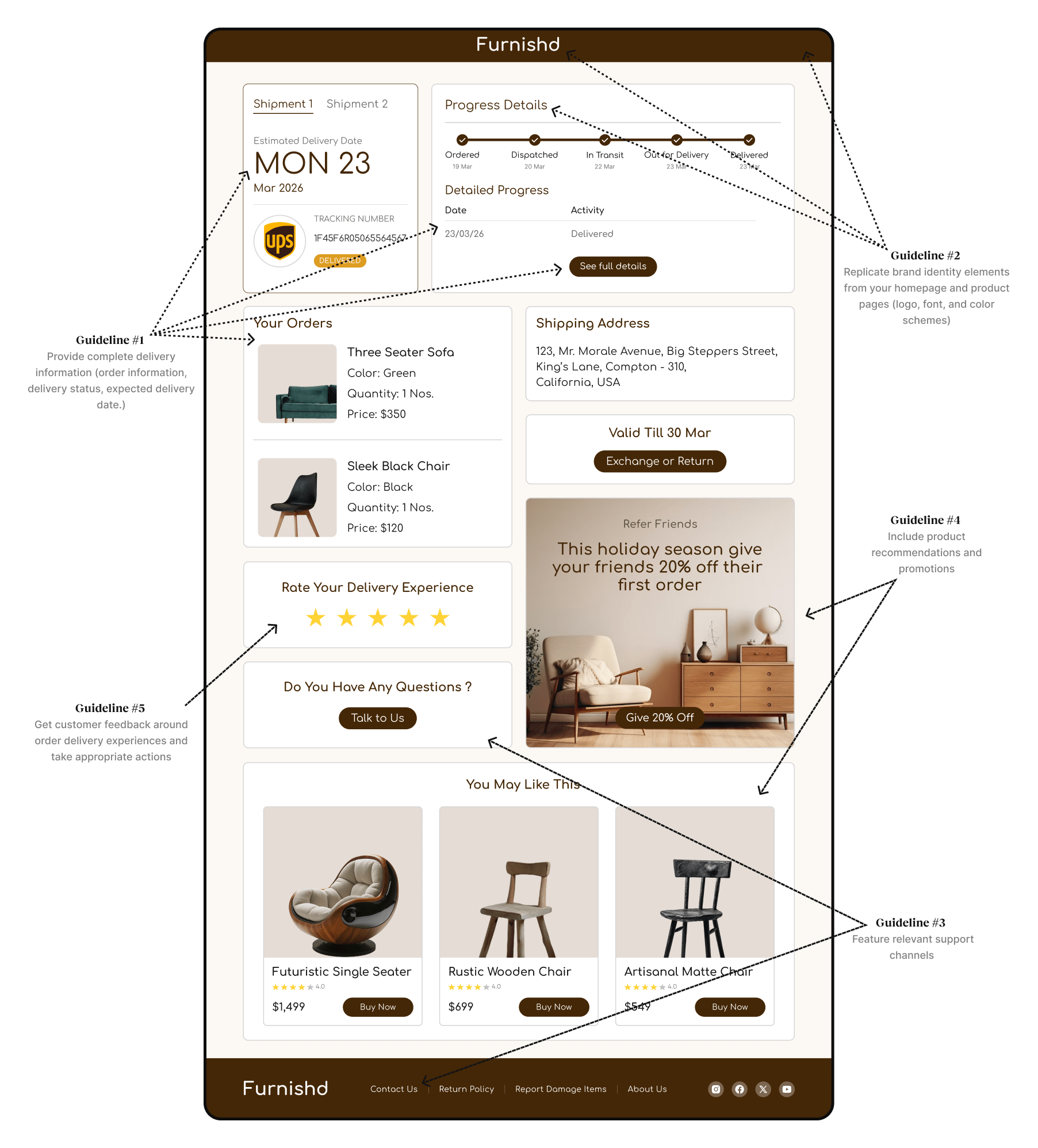 Branded tracking page – guidelines Branded tracking page - guidelines